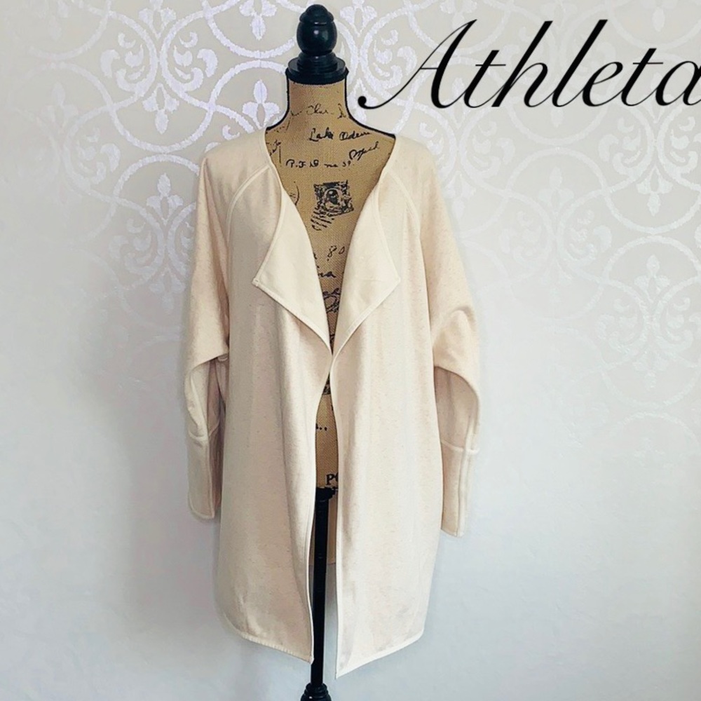 ATHLETA REVERSIBLE OPEN FRONT CARDIGAN/WRAP